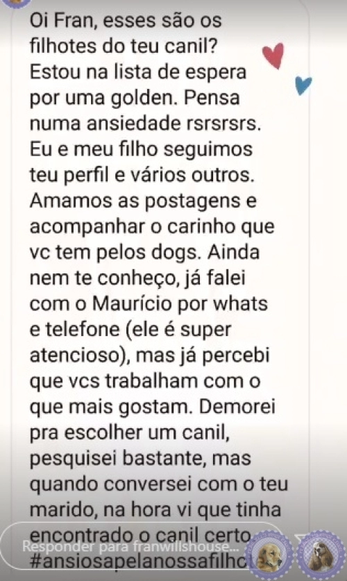 Depoimento de Clientes